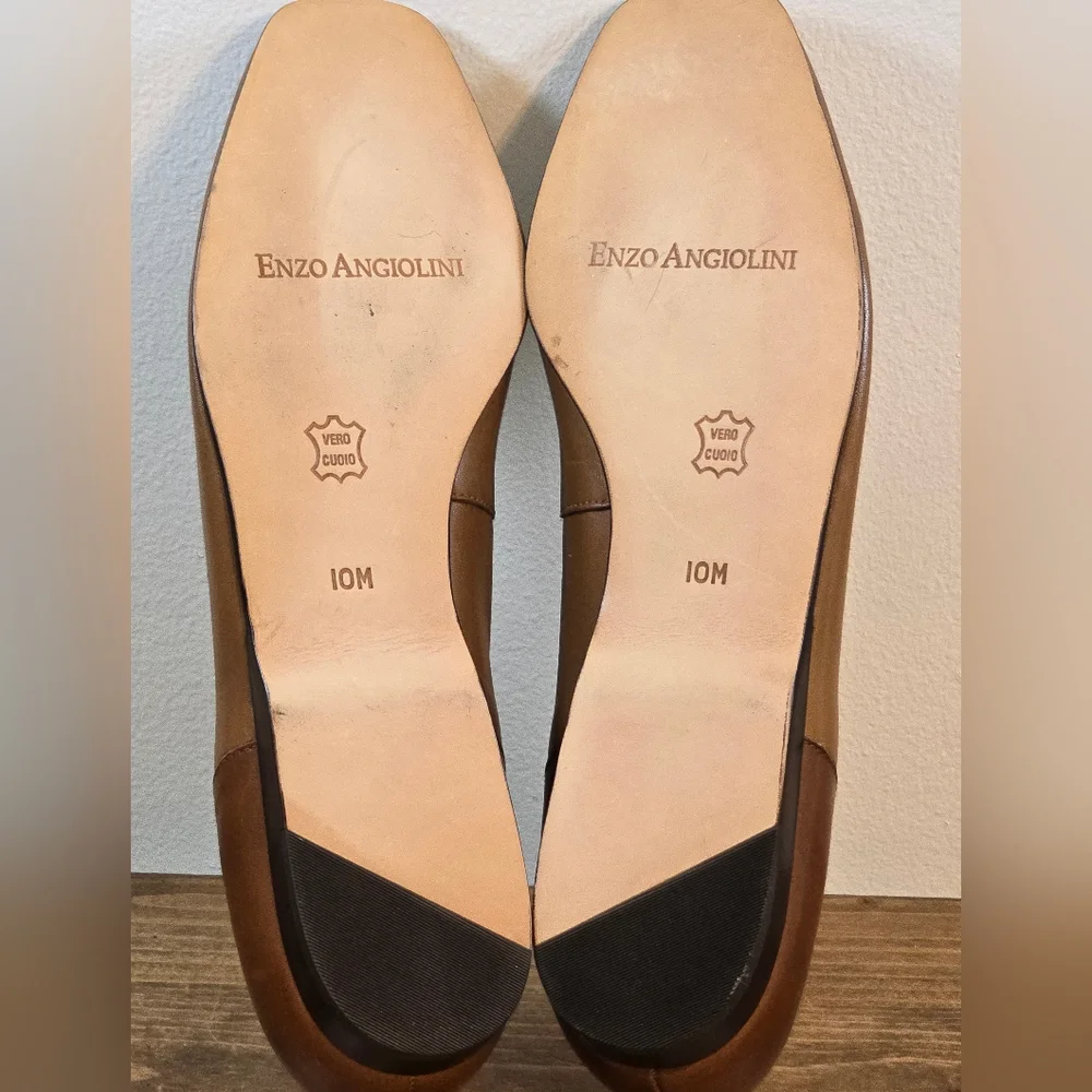 Enzo Angiolini NWOT Made In Brazil Leather Loafers Women's Size 10M - Picture 7 of 8